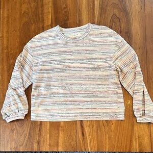 Madewell Multicolor Striped Knit Top